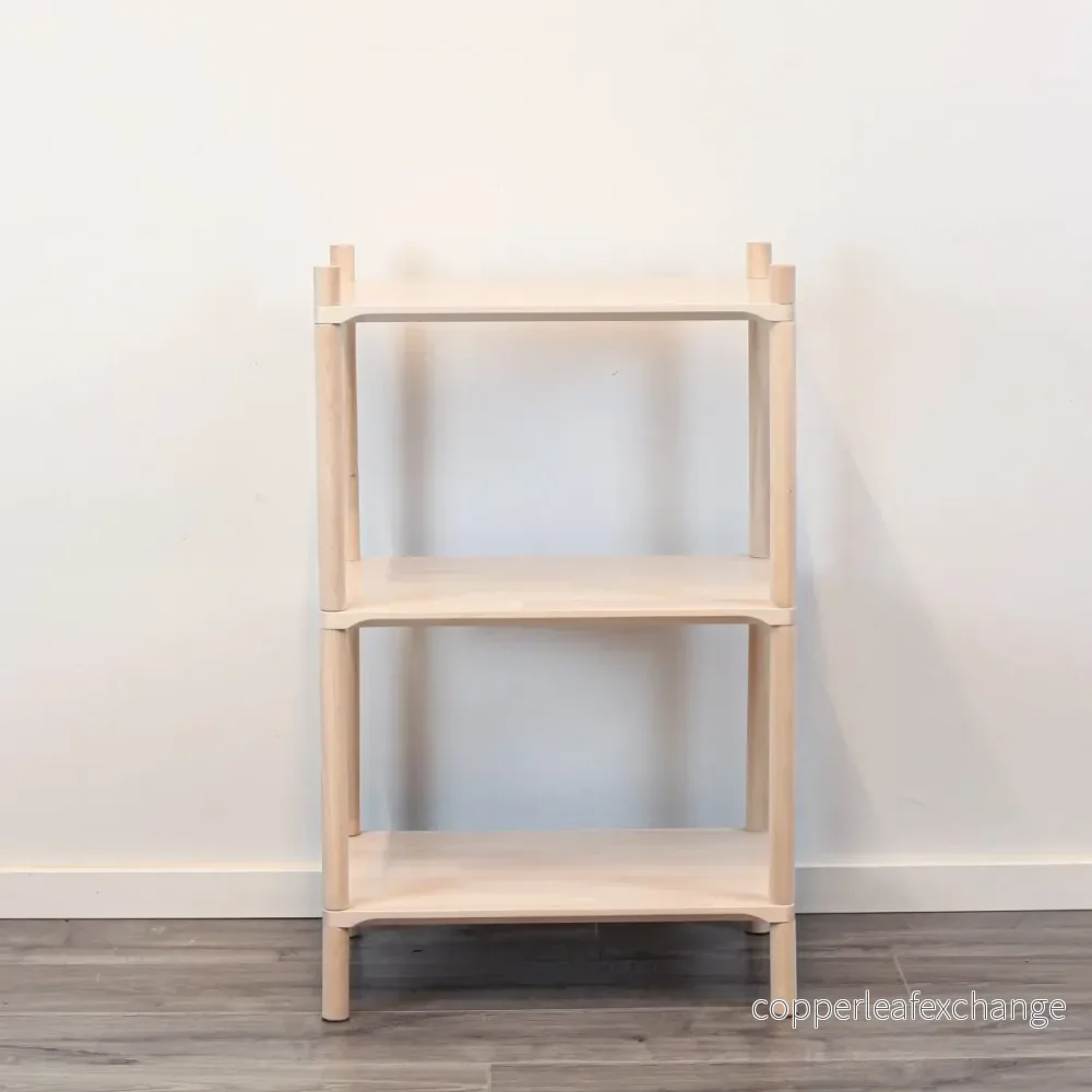 Montessori-inspirerad trähylla liten, 3 hyllor - Bild 2