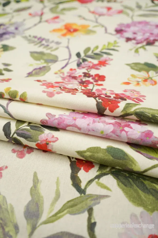 Patterned – Curtain and furniture – Brushed – Cotton – MD 25.000 – Flower – Etamines Patterned – Curtain and furniture – Brushed – Cotton – MD 25.000 – Flower – Etamines