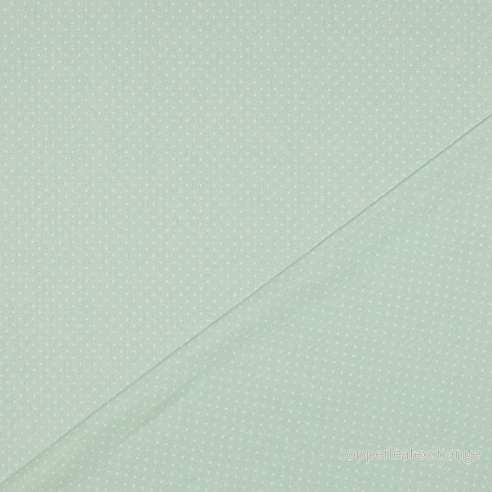 Patterned - Cotton Poplin - Petit Dots - Mint - 011 - Bild 3
