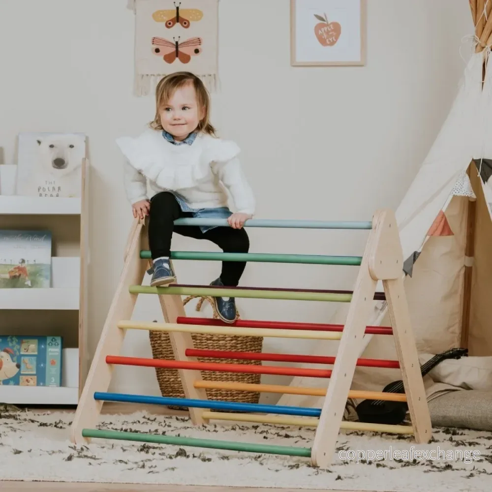 Pikler Triangel regnbåge – leg&go, 6 mån–5 år