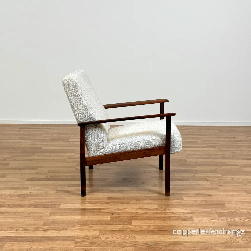Fåtölj i massiv Santos Rosewood, 1960-tal, Danmark - Bild 2