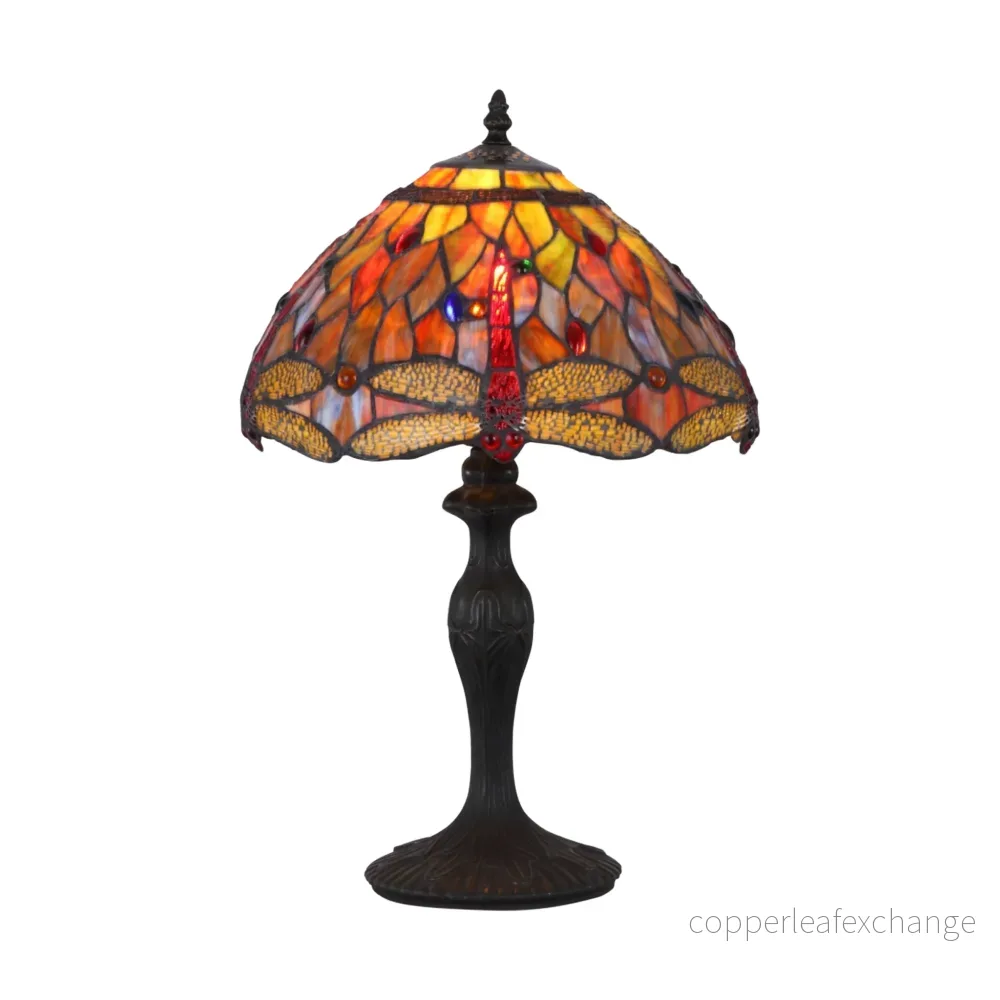 TROLLSLÄNDA HARMONI Tiffany Bordlampa. H:48cm
