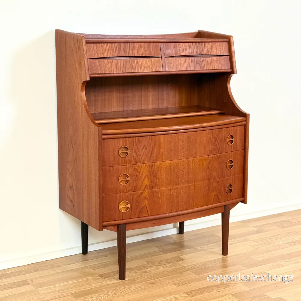 Sekretärskåp av GV Møbler i teak, 1950-60-tal, Danmark