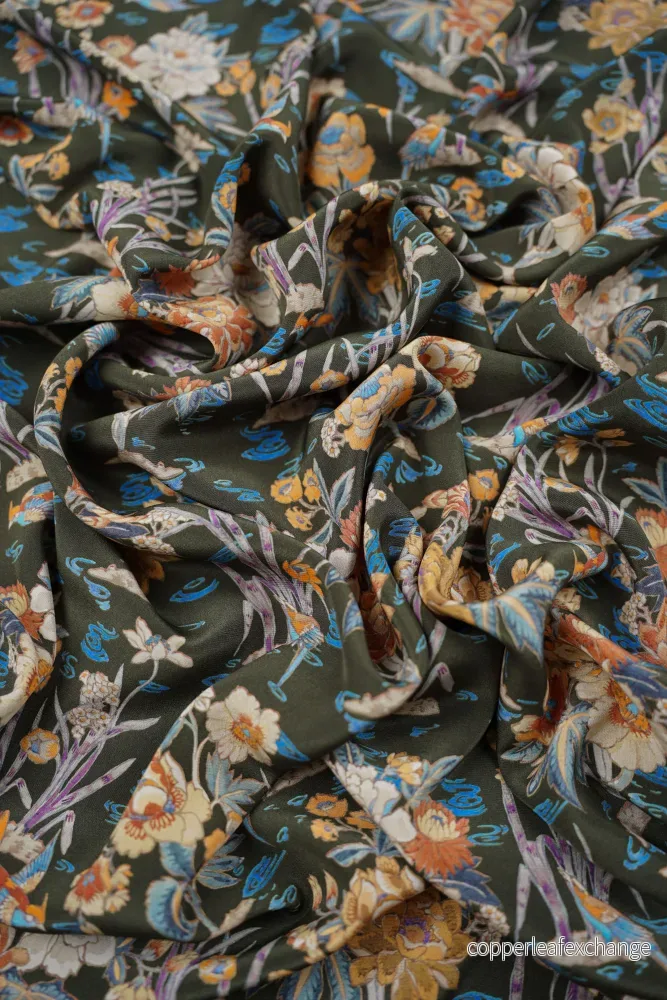 Liberty – Silk – Kensington Crêpe de chine – Lake Ada Liberty – Silk – Kensington Crêpe de chine – Lake Ada