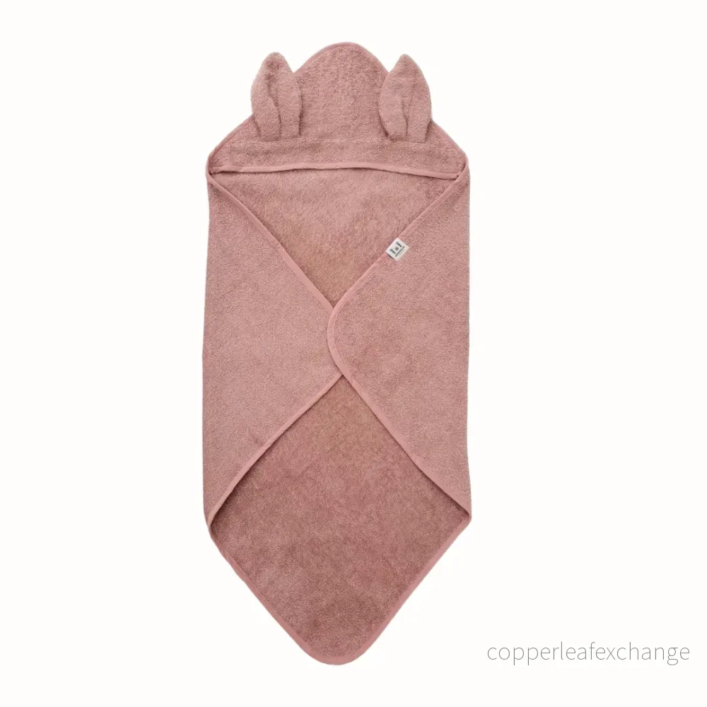 Ekologisk badcape Kanin – Pale Mauve