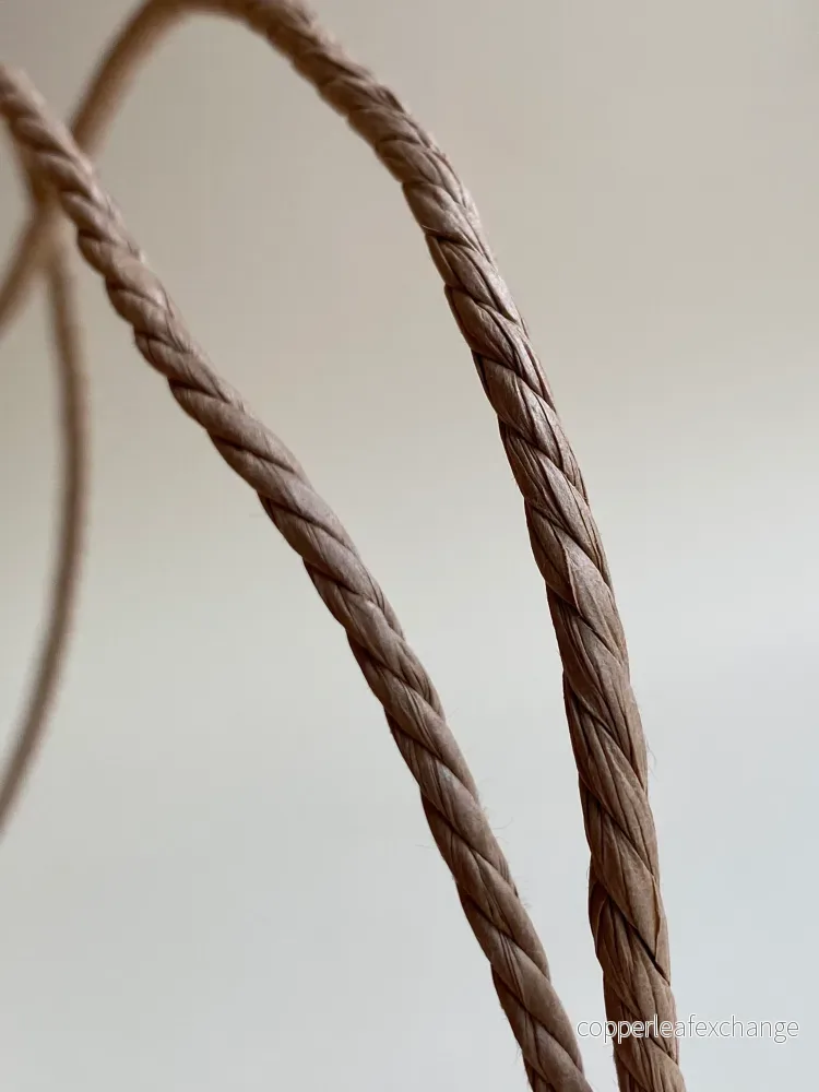 Papperssnöre (paper cord), snörat (strukturerat) - Bild 2