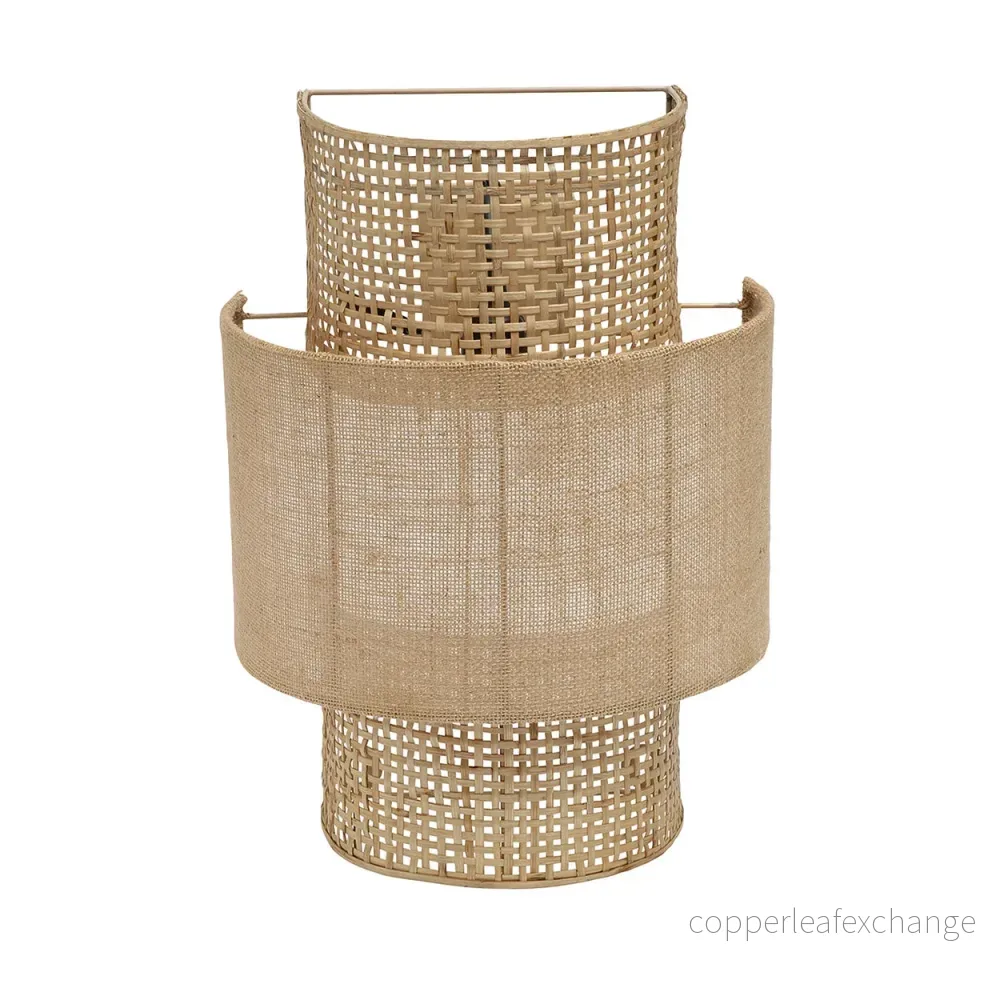 THE BOLLY JUTE WALL LAMP – Natural M