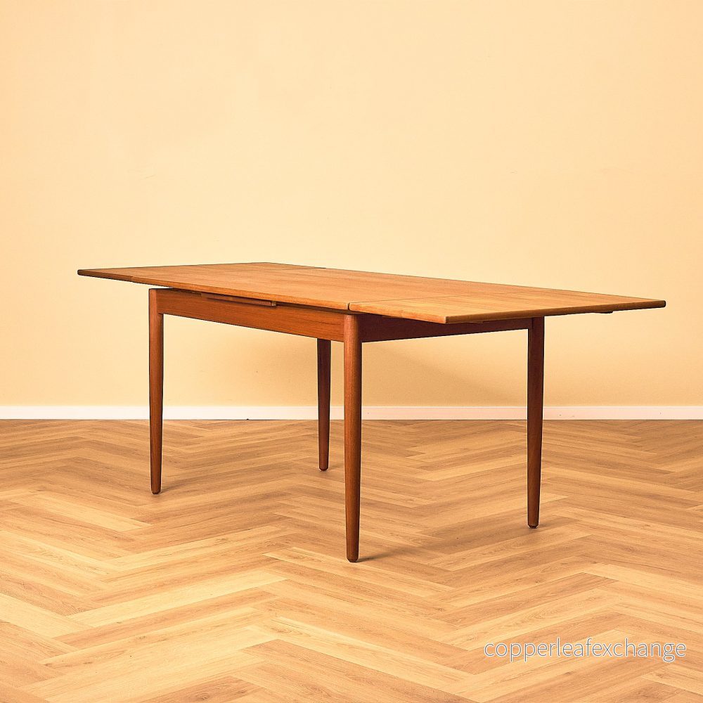 Teak Dining table with pull-out leaves - Bild 2