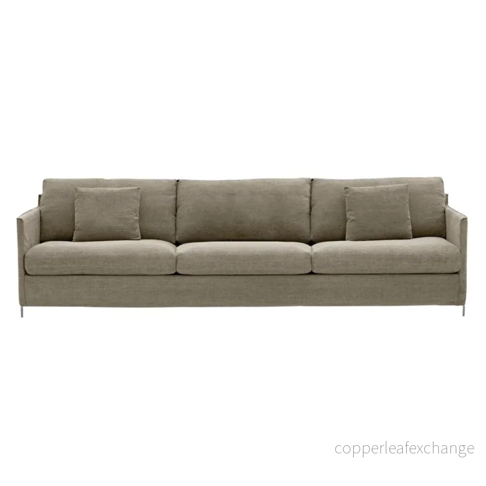 Soffa Petito 4-sits, Tristan Beige (delad)