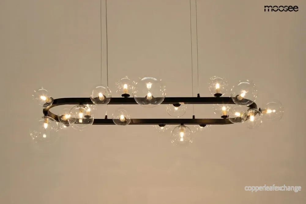MOOSEE taklampa ALURE OVAL 120 svart - Bild 2