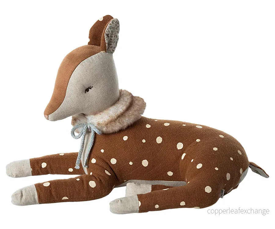 Maileg – Bambi cosy gosedjur med rosett i mint Maileg – Bambi cosy gosedjur med rosett i mint