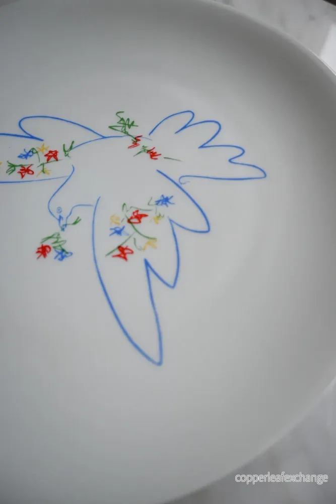 Tallrik Picasso "Dove of peace" - Bild 2