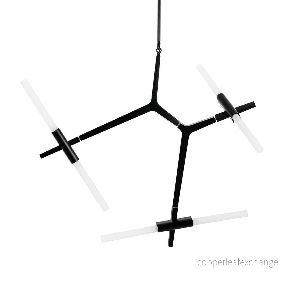 Taklampa - CANDELAR 6, svart