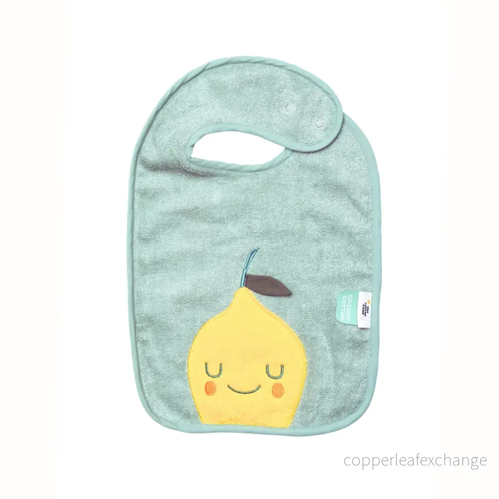 Babyhaklapp Lola Lemon i frotté
