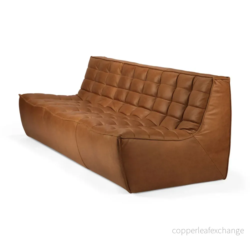 Soffa N701 3-sits, Old Saddle - Bild 3