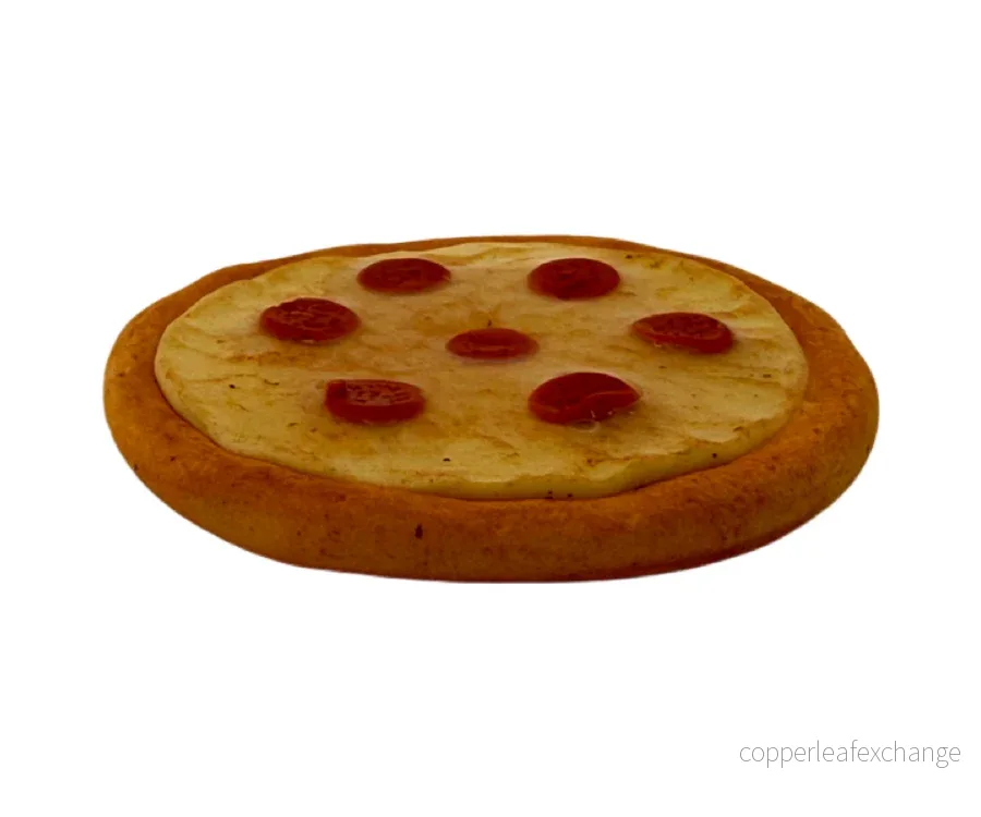 Miniatyr – Minipizza, miniatyrmat pizza för dockhus - Bild 2