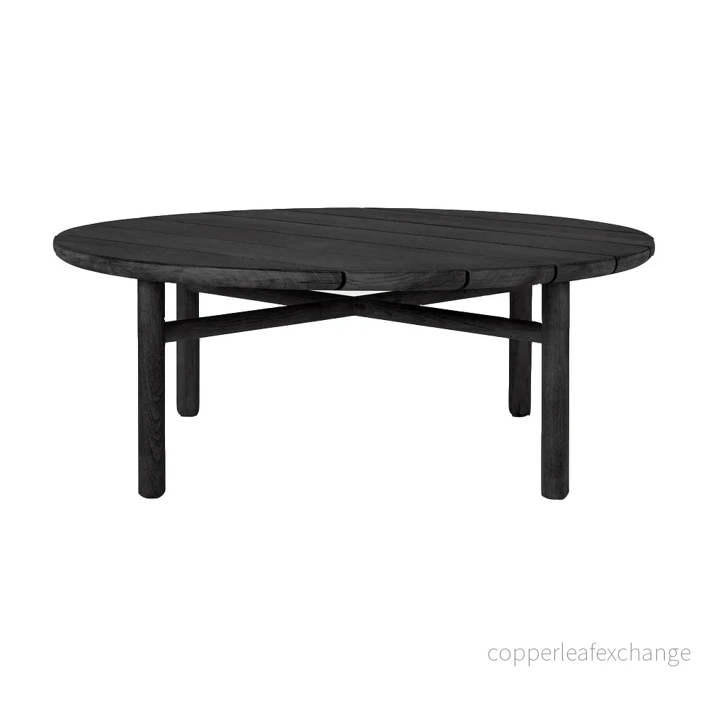 Utemöbel Soffbord Quatro, Svart teak Utemöbel Soffbord Quatro, Svart teak