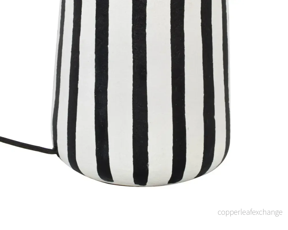 Bordslampa KARE - STRISCE 44 cm, svart/vit - Bild 3