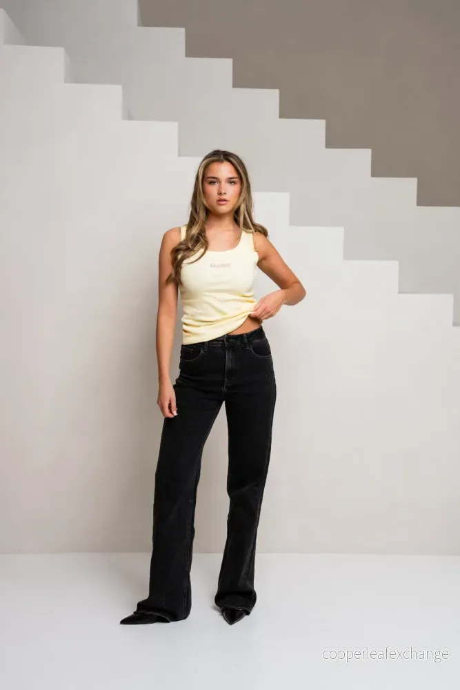 Kylie Extra Long Jeans Washed Black - Bild 3
