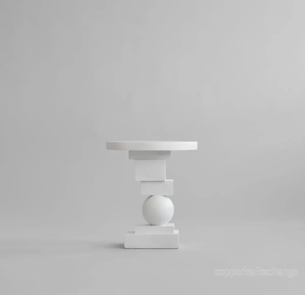 Artist Side Table - Bone White