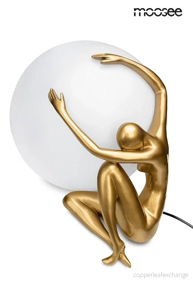 Golvlampa MOOSEE - UOMO 50, guld - Bild 3
