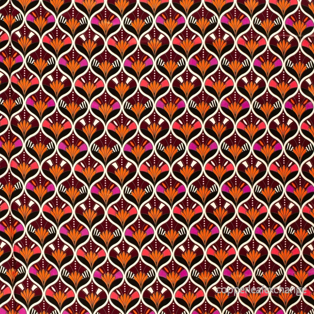 Viscose - Satin - Abstract - Black - Bild 3