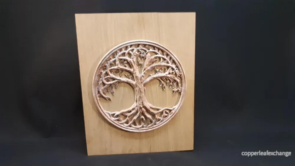 3 D relief Vacker väggdekoration Tree of life