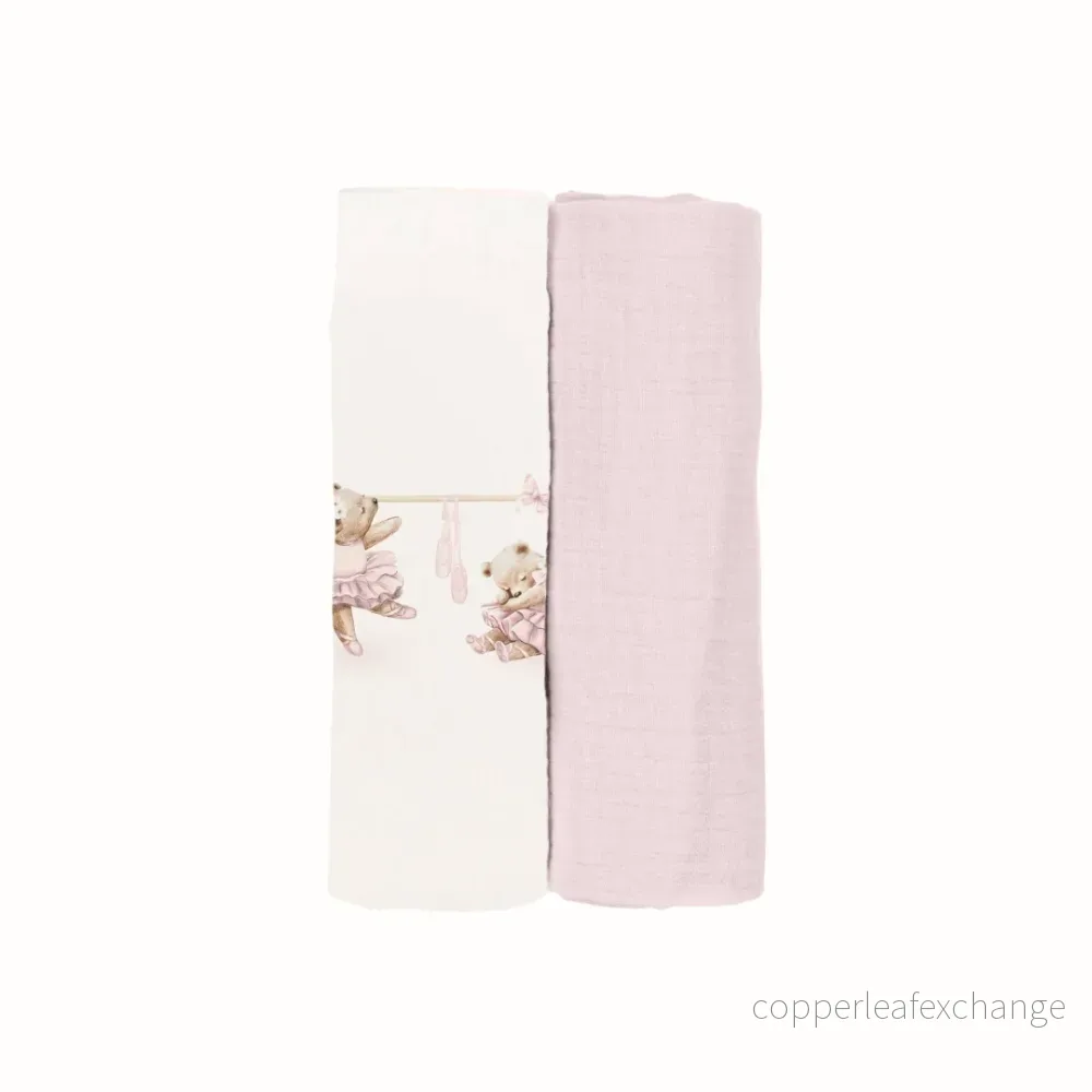 Musselindukar 2-pack – Ballerina Charlene Musselindukar 2-pack – Ballerina Charlene