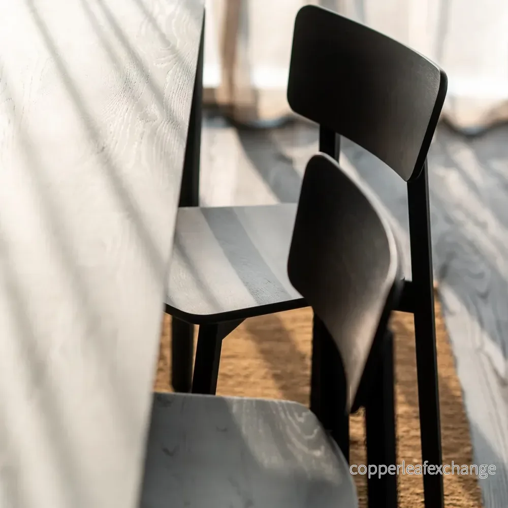 Matstol Casale, Svartlackad Ek - Bild 3