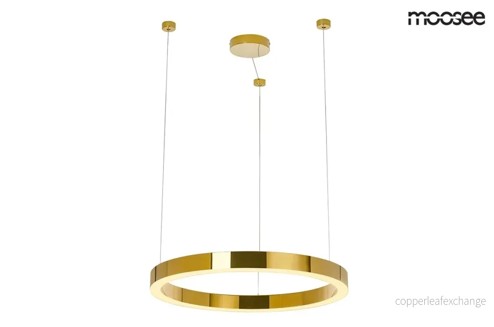 Taklampa MOOSEE - RING LUXURY 50, guld