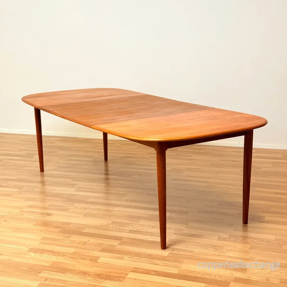 Dansk oval matbord i teak av Skovmand & Andersen - Bild 2