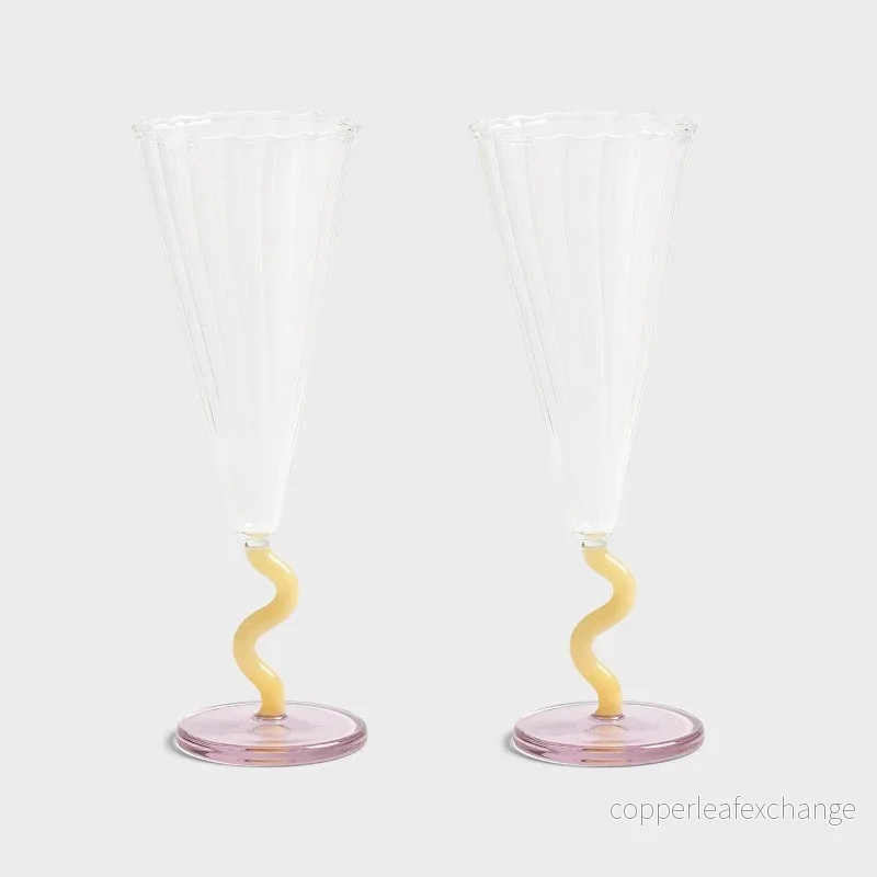 Champagneglas Curve Carmel