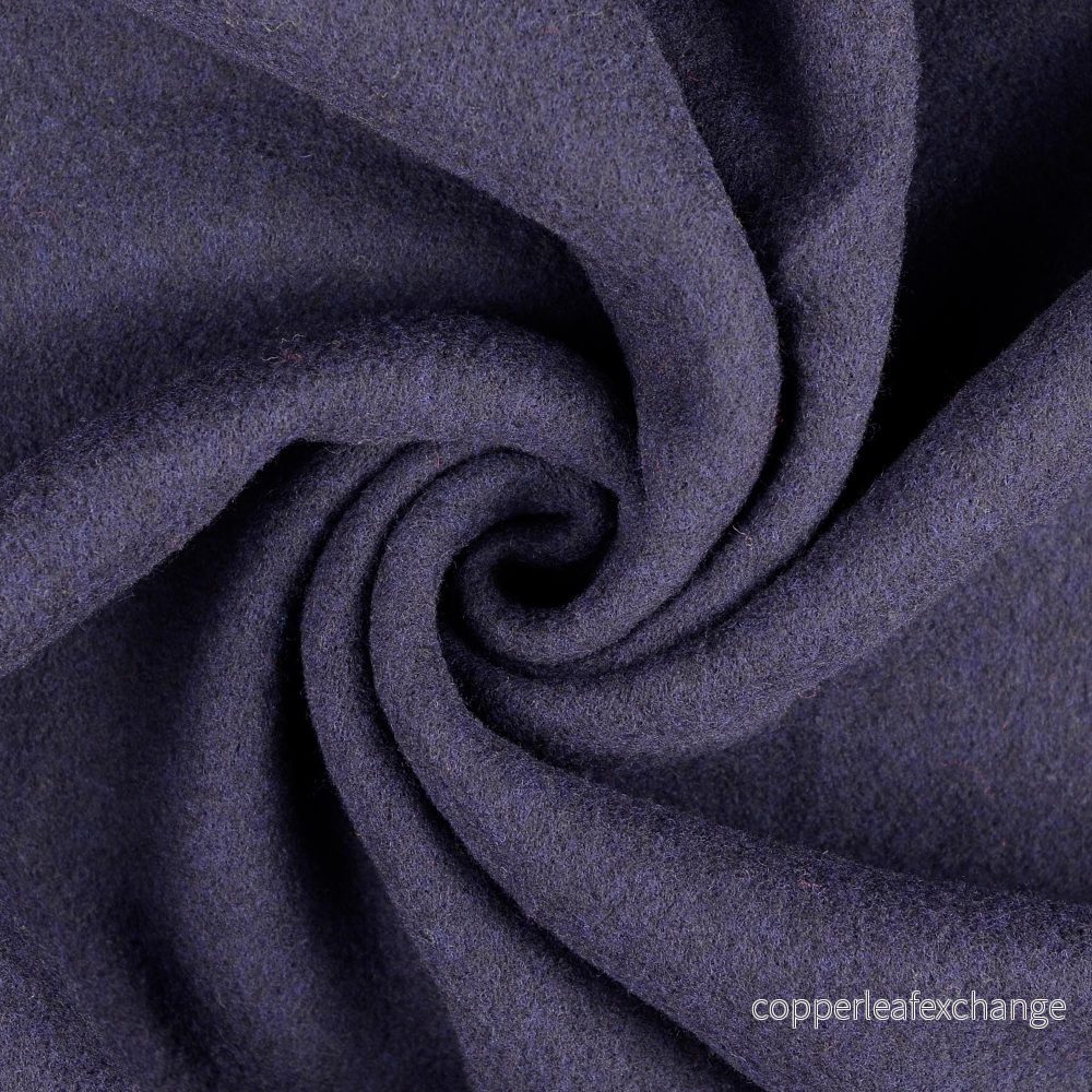 Wool fleece – Wool – 280g – Dark Navy – 1229