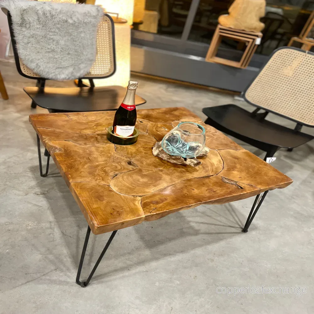 COFFEE Soffbord Teak 80x80 cm - Bild 3