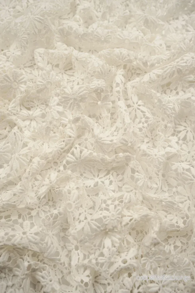 Lace – Coarse – Floral – Ivory – 5003