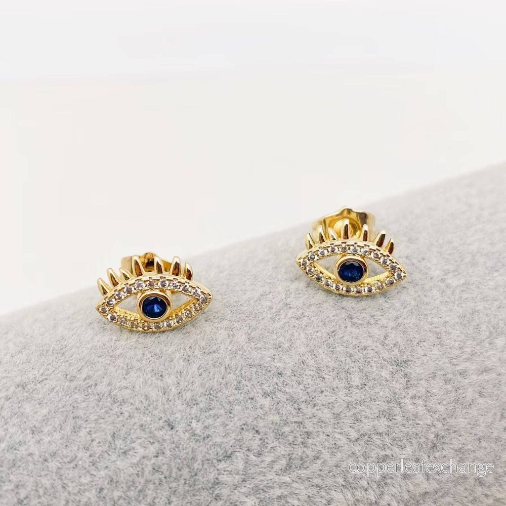 Evil eye örhängen