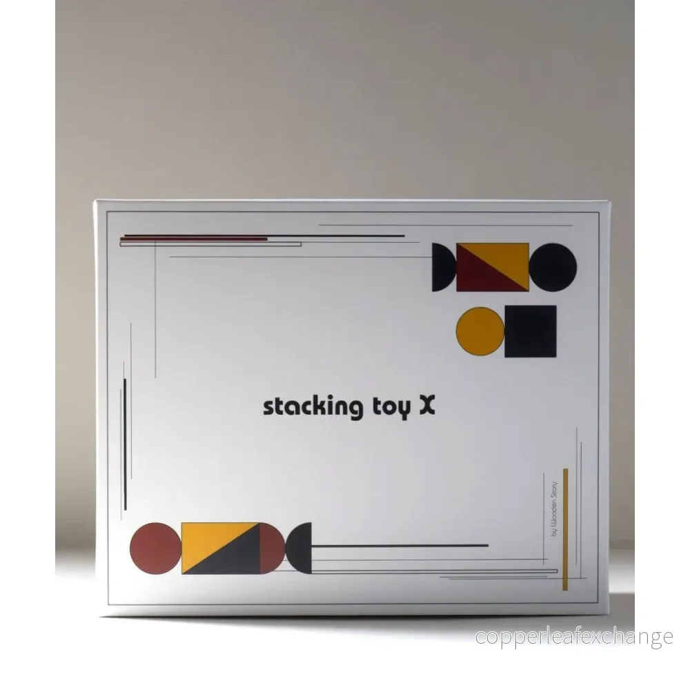 Montessori Inspirerad Modern Stapel Leksak X - Bild 3