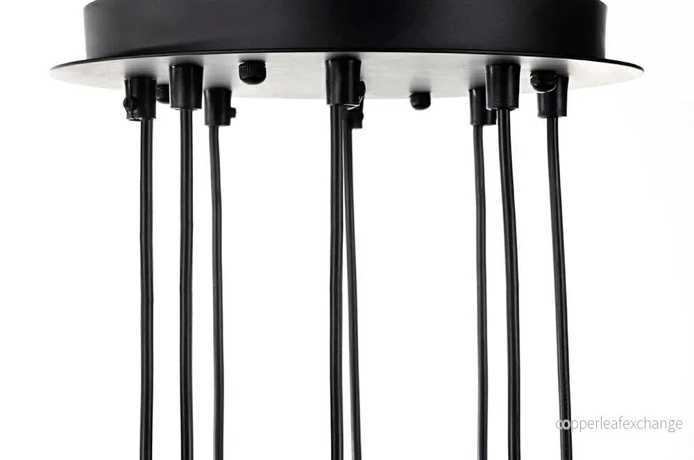 Taklampa - FLUSSO 8, svart - Bild 3