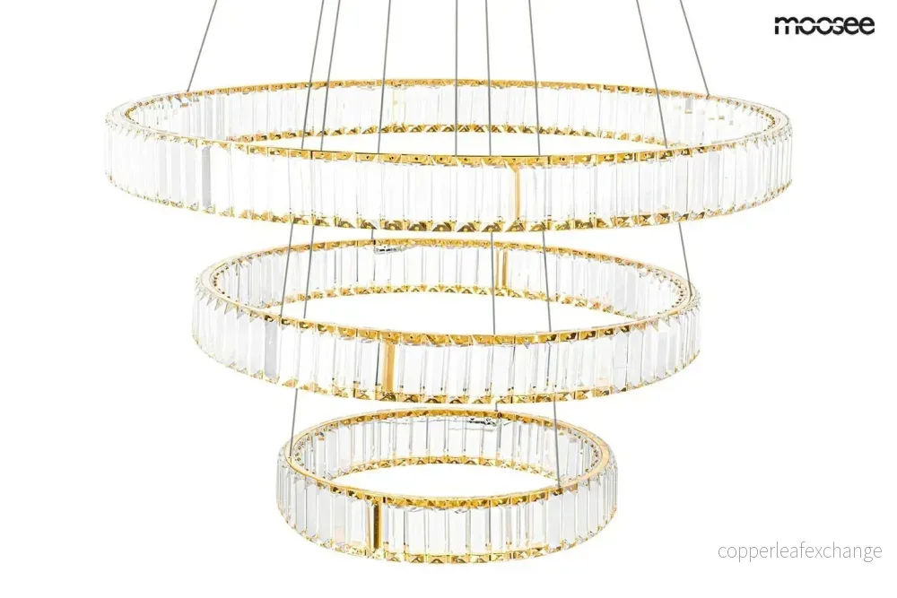 Taklampa MOOSEE - LIBERTY TRIPLES, guld - Bild 3