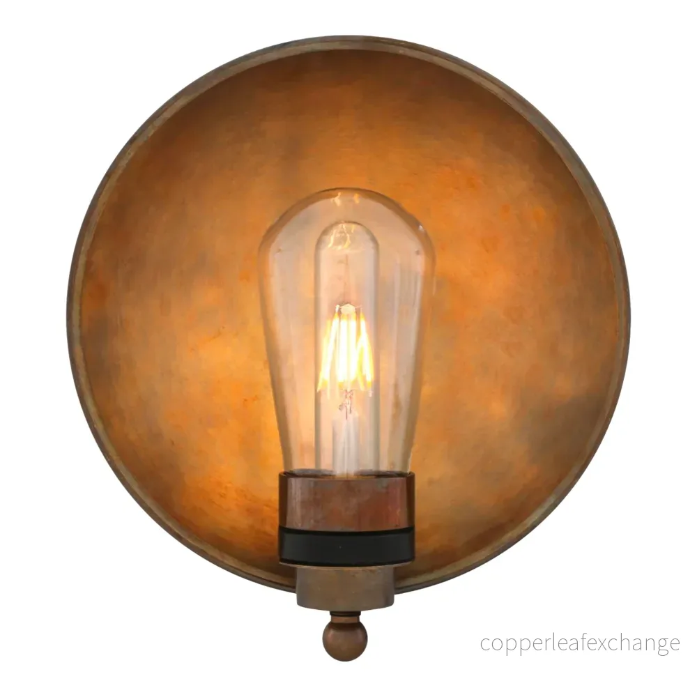 GALIT – Brass Dish Wall Light 25cm IP65 GALIT – Brass Dish Wall Light 25cm IP65