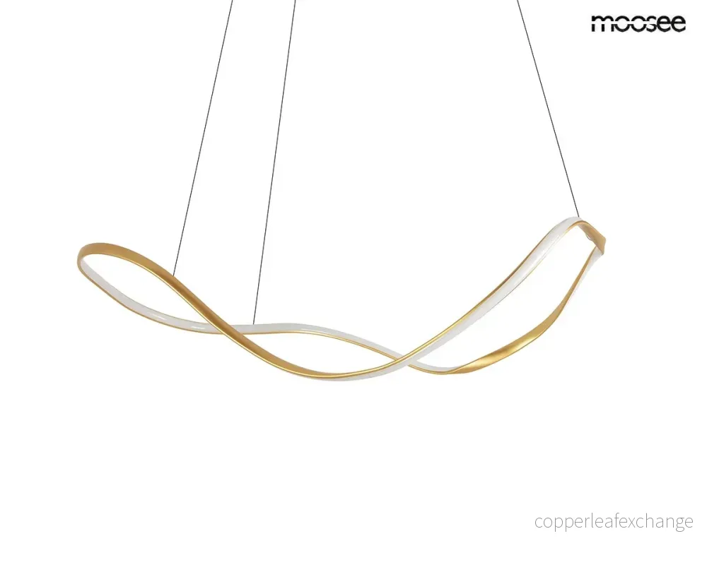 Taklampa MOOSEE – WAVES 60 guld