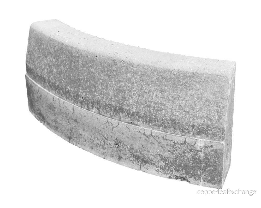 Gatukantstöd Konvex 2,0m 780×90/120×300 Gatukantstöd Konvex 2,0m 780×90/120×300