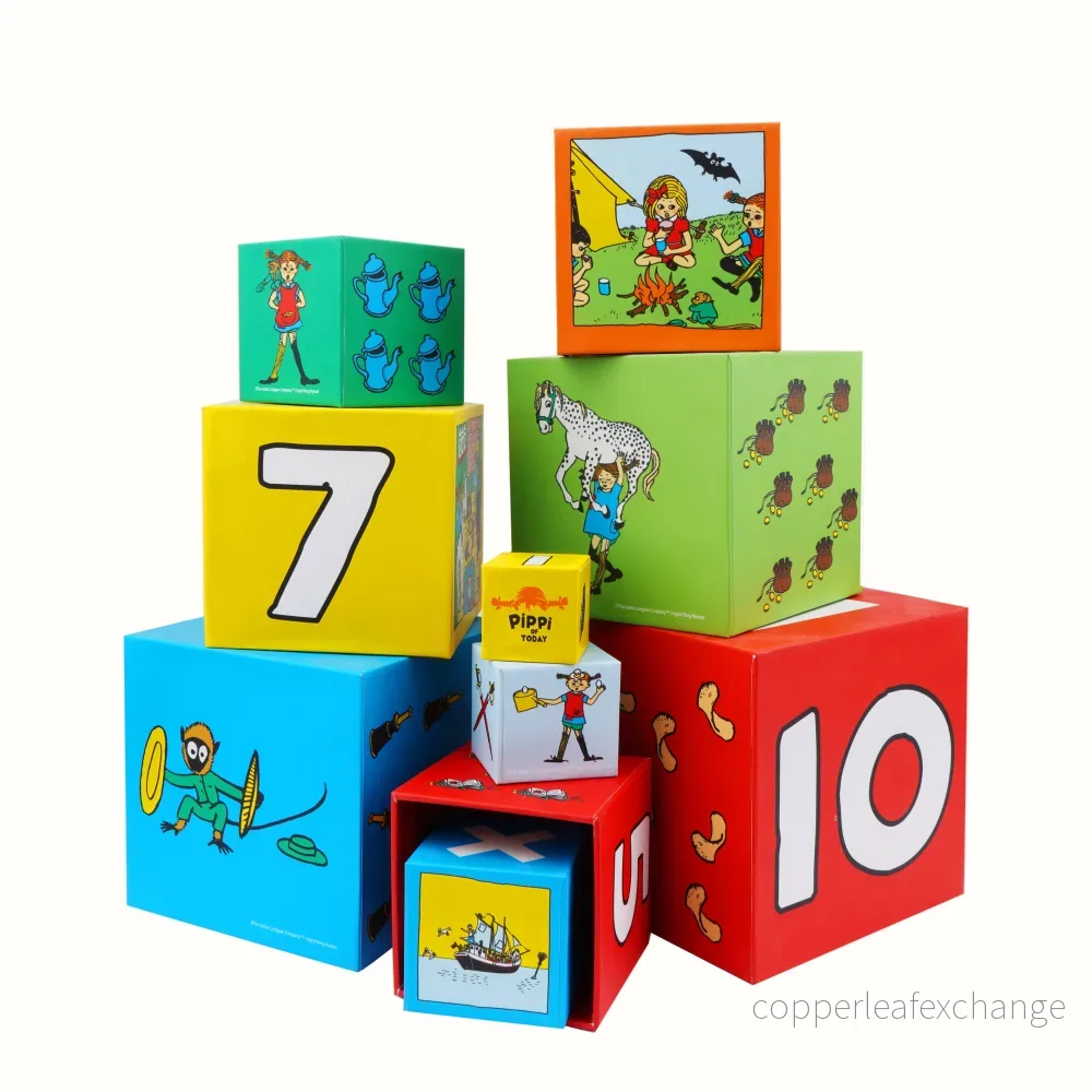 Pippi stapelkuber – 10 delar | Barbo Toys Pippi stapelkuber – 10 delar | Barbo Toys
