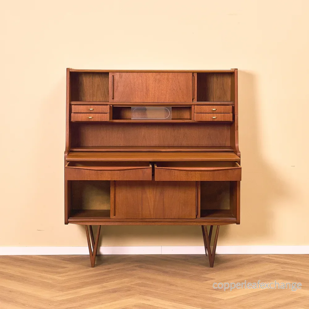 Dansk sekretär i teak - Bild 2