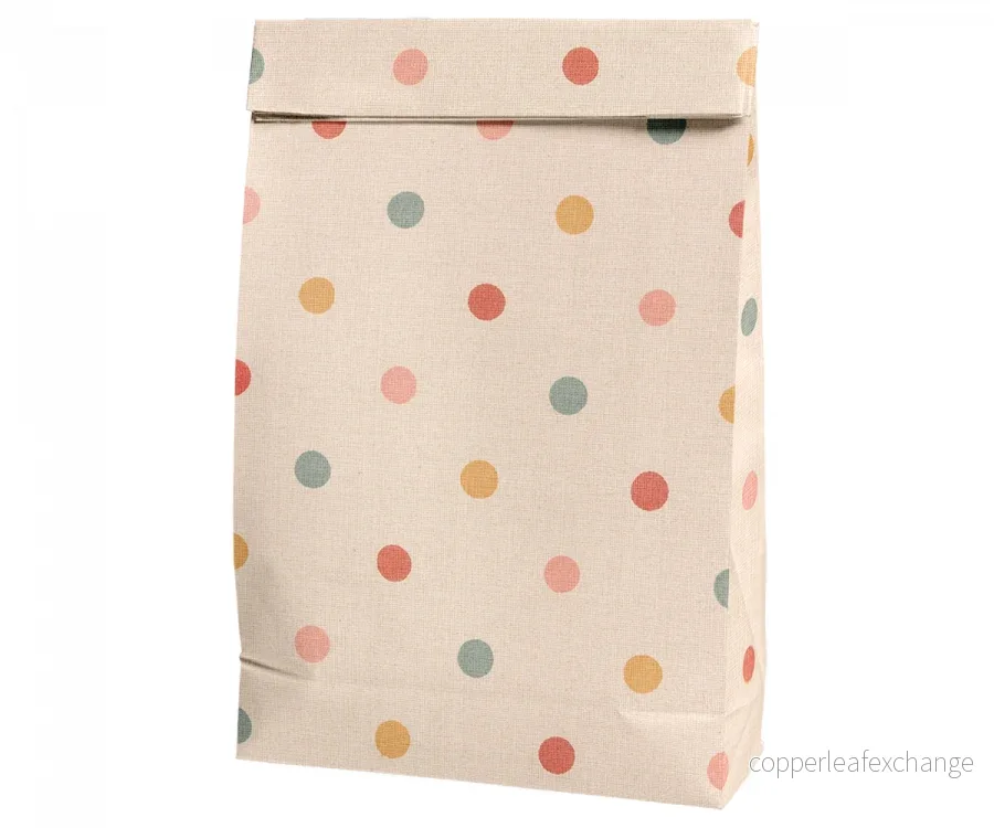 Maileg – Presentpåse multi dots, påse med prickar i olika färger