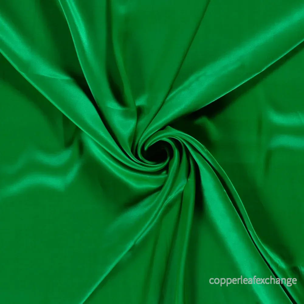 Viscose - Satin - Beautiful fall - Luster - Green - 025 - Bild 3