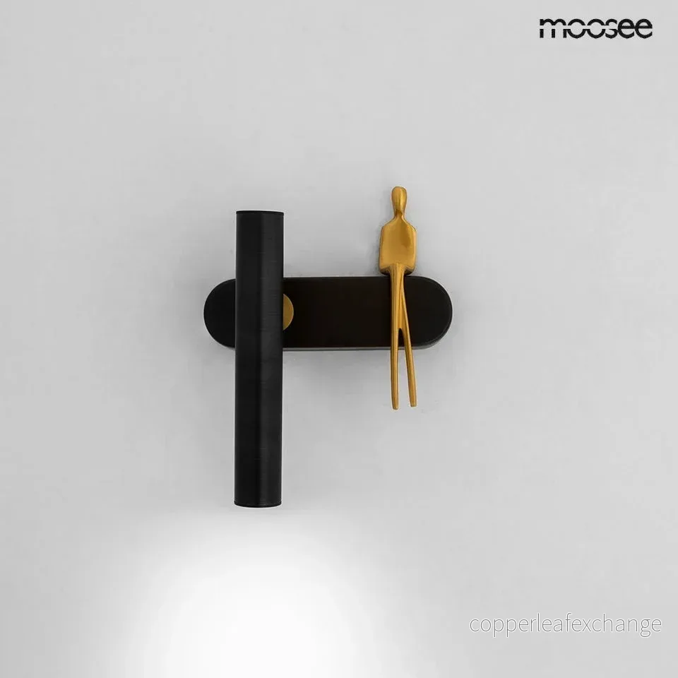 Vägglampa MOOSEE - BOY TUBE L, svart - Bild 3