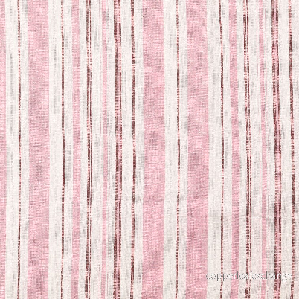 Pattern – Linen, viscose – Stripes – Pink – 0002