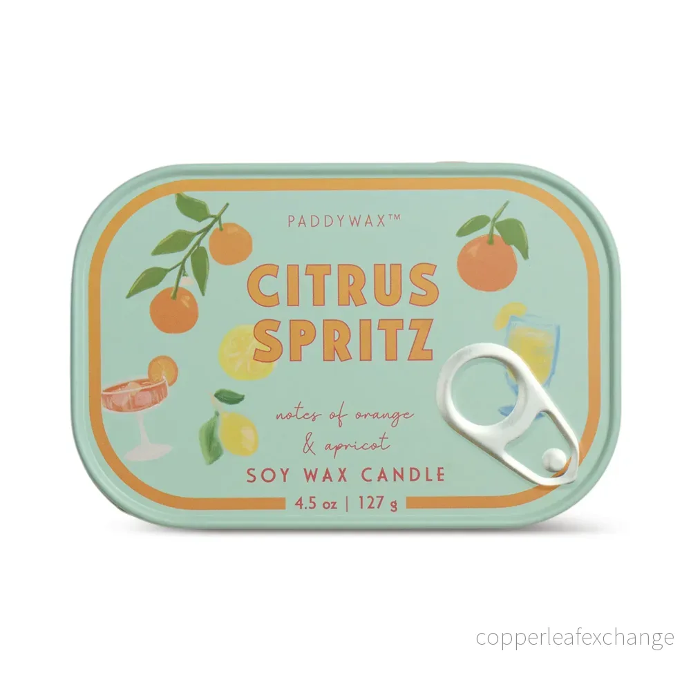 Doftljus i plåtask Bistro- Citrus Spritz