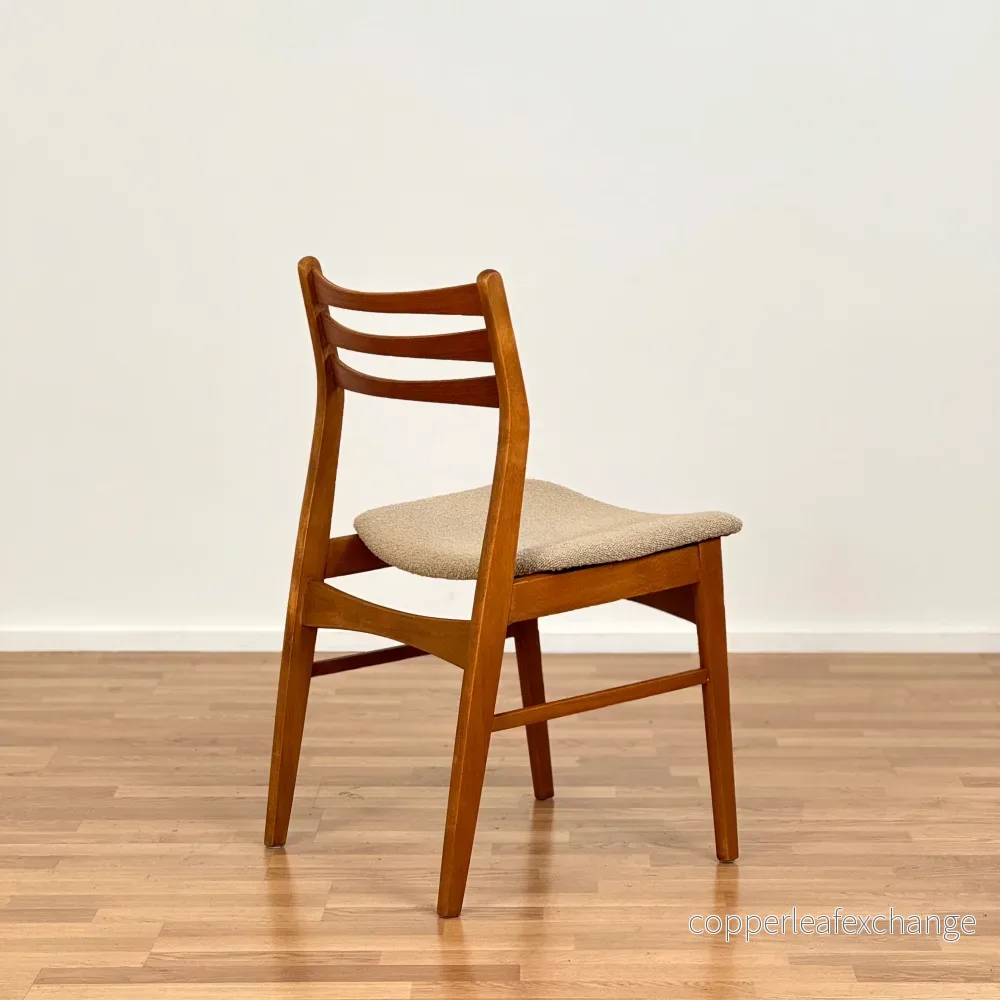 Set om 4 matstolar i teak och bok, av SAX, 1950-60-tal, Danmark - Bild 3
